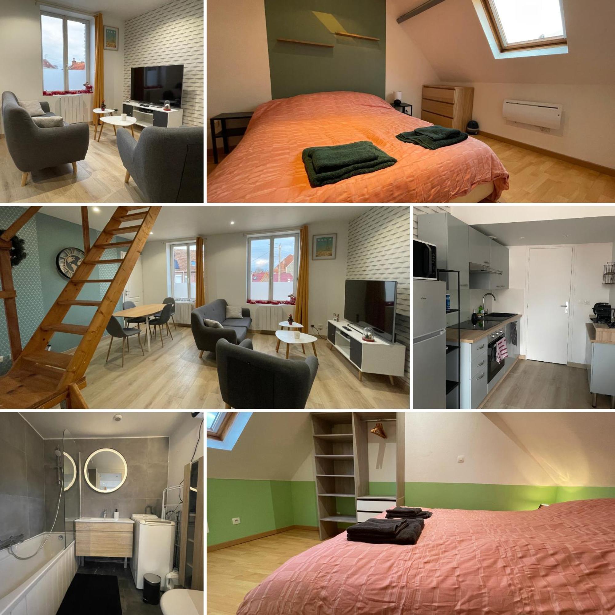 Gite Le Duplex - 5Min De La Gare Vers Lille-Lens-Arras Phalempin Ngoại thất bức ảnh