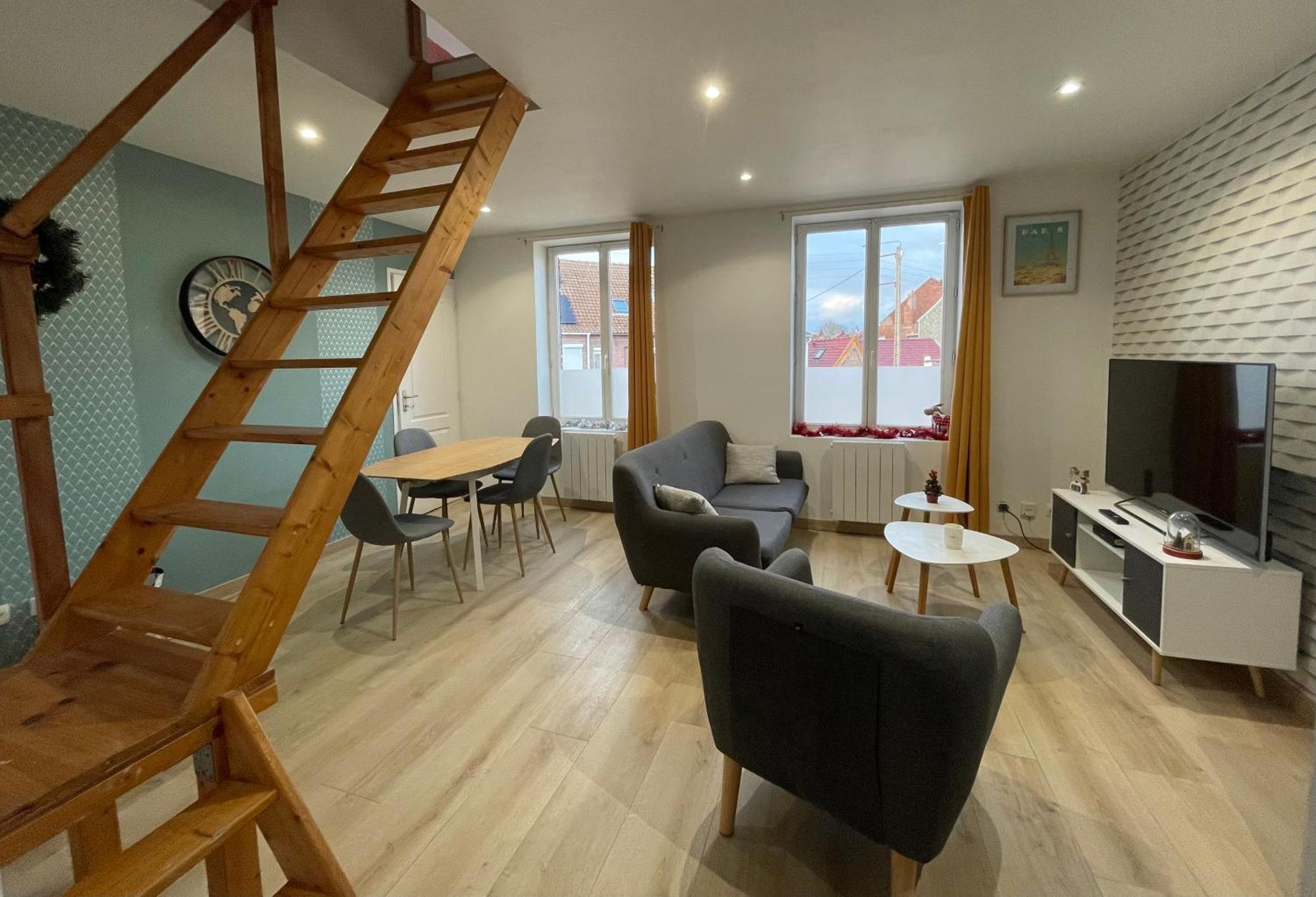 Gite Le Duplex - 5Min De La Gare Vers Lille-Lens-Arras Phalempin Ngoại thất bức ảnh